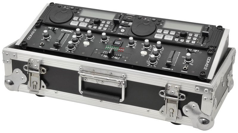 Tilting 4U Rack Case for mixer/media player Carousel 2