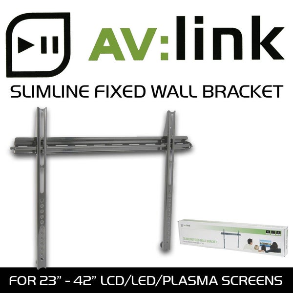 Slimline Fixed Wall TV Bracket - to 42 Inch Carousel 1