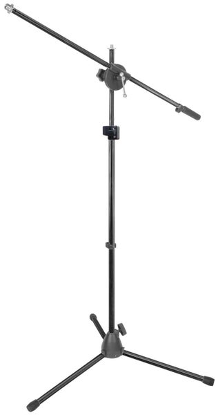 Microphone Stand with Boom - Black - Twin Mount Carousel 1