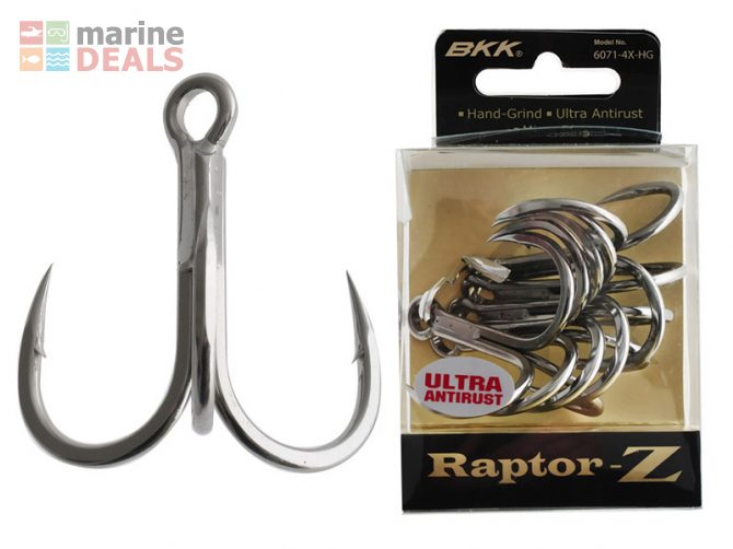 BKK Raptor-Z Treble Hook 5/0 Qty 5 Carousel 1