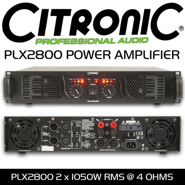 Power Amplifier - 2U - Pro 2 x 1050 Watts RMS Carousel 1