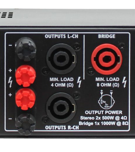 Pro Amplifier Power Dynamics 2 x 500W RMS Carousel 6
