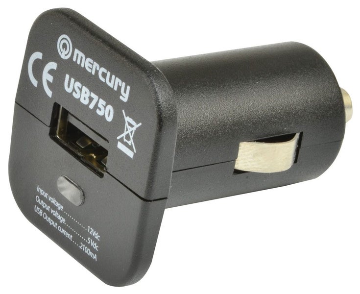 USB In Car Charger / Supply -Large 2.1A Output Carousel 1