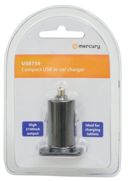 USB In Car Charger / Supply -Large 2.1A Output Carousel 3