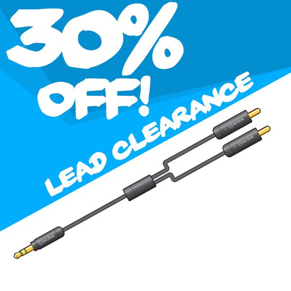 Pro Audio Phone Lead - 3.5mm to 2 x RCA - 1.5M Carousel 1