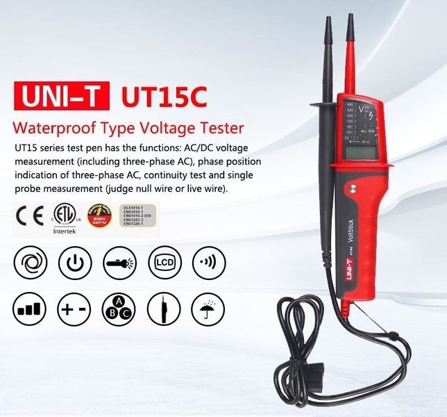 Voltage Tester Digital Meter - UT15C Carousel 5