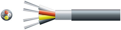 4 Core Overall Braided Screen Cable - 100 M Carousel 1