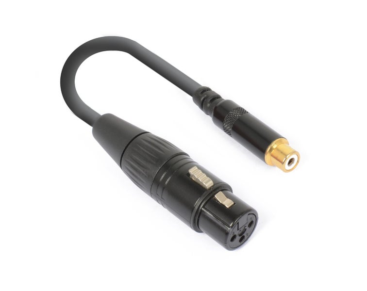 Audio Lead - XLR Female to RCA Female 150mm Carousel 1