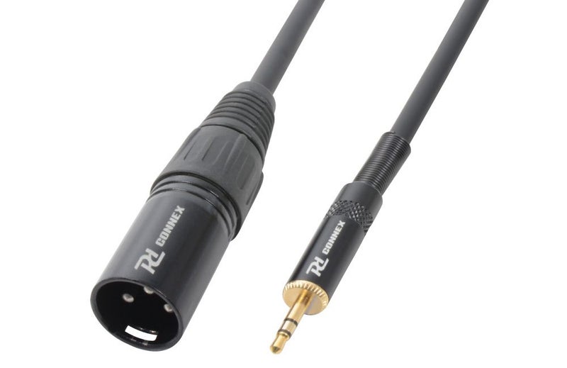 XLR Male to 3.5mm TRS Jack - 0.5 Metres Carousel 1