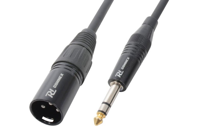 XLR Male to 6.3mm TRS Jack 3 Metres Carousel 1
