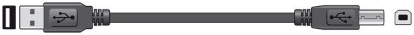 USB Lead - USB 2.0 Type A to B Plug 1.5M Carousel 2
