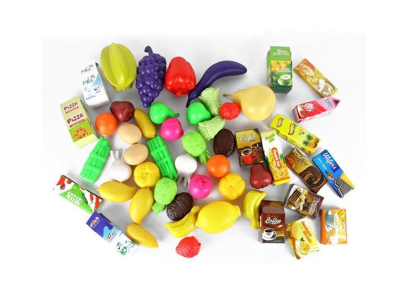 Shopping Trolley with Food Toy Carousel 2