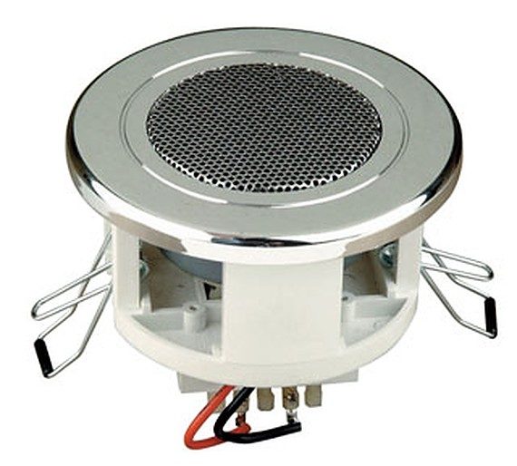 Compact Ceiling Speakers - Chrome - Each Carousel 1