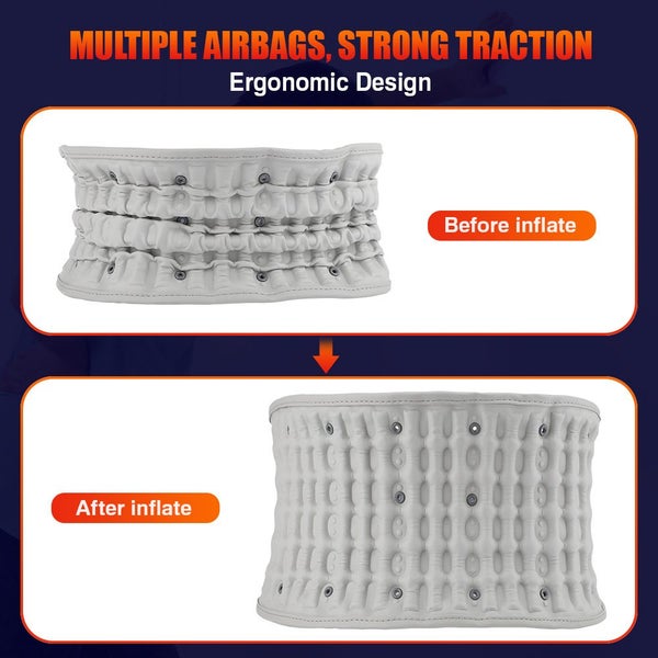 New Inflatable Back Support Belt with Heating Sale Sale63710347407619114