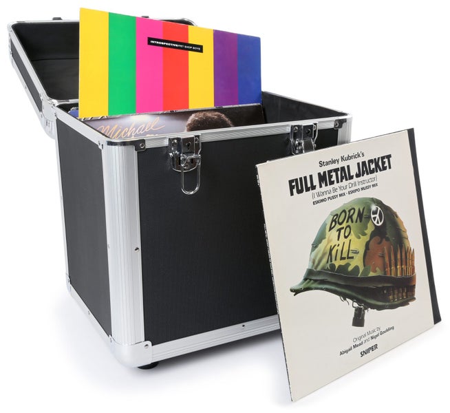 12" Vinyl LP Record Case - Black Carousel 1