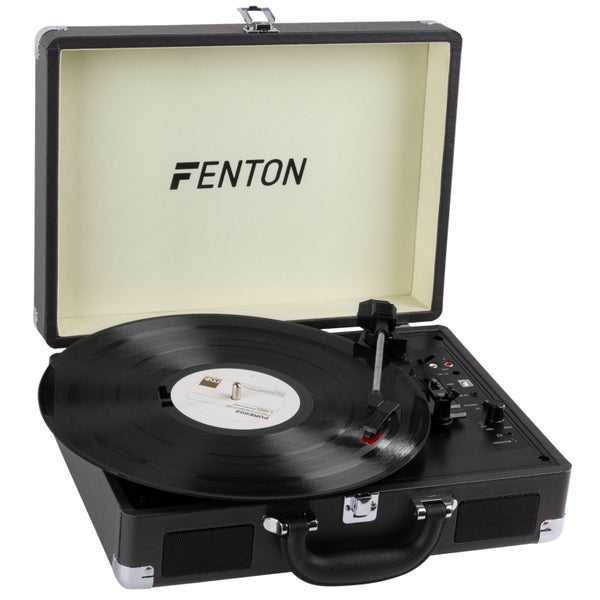 Record Player Briefcase with Bluetooth - Charcoal Carousel 2