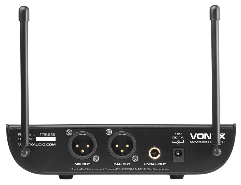Wireless Microphone Digital UHF 2 Channel Set Carousel 2
