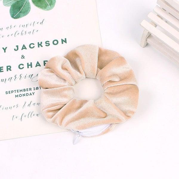 Velvet Solid Hair Scrunchie - Stylish Ponytail Hair Tie Carousel 1