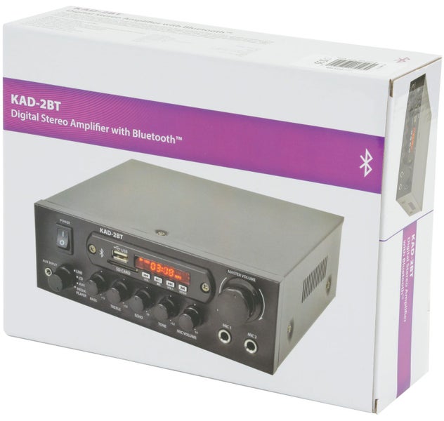 Digital Stereo Amplifier with Bluetooth 2x 25W Carousel 7