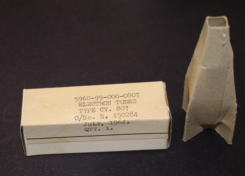 CV807 3A4 DL93 Tube NOS Carousel 3