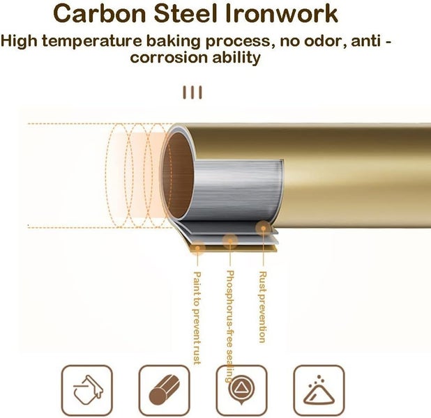 Round Side Table with Sintered Stone Desktop-White Carousel 2