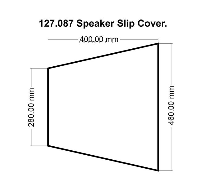 Slip cover for Speaker 15" - QS15COVER Carousel 2