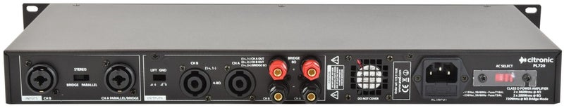 Class D Amplifier - 1U - 2 x 360W RMS Carousel 2