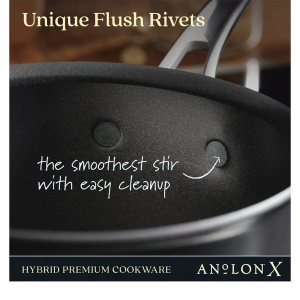 Anolon SearTech 18cm (2.8L) Covered Saucepan Black Carousel 13