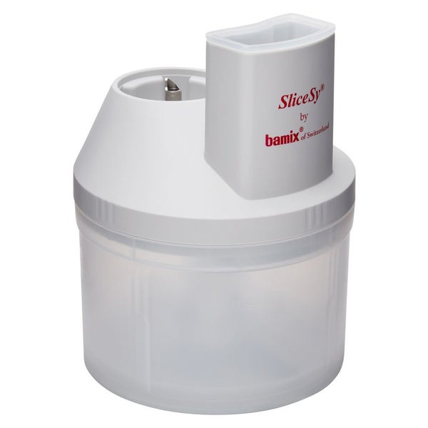 Bamix SliceSy Food Processor Attachment White Carousel 1