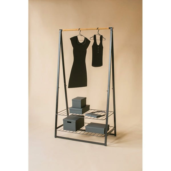 Brabantia Large Linn Clothes Rack Black Carousel 8