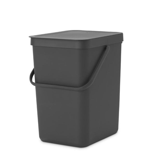 Brabantia Sort & Go Waste Bin (25L) Grey Carousel 1
