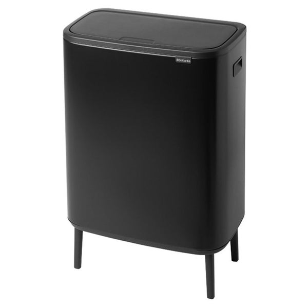 Brabantia Bo Touch Hi Bin (60L) Matte Black Carousel 1