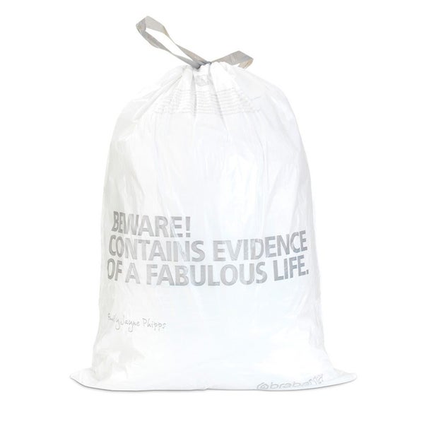 Brabantia PerfectFit Bags Code H (50-60L) Pack of 10 White Carousel 2
