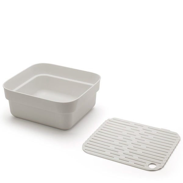 Brabantia Washing Up Bowl with Drying Tray Light Grey Carousel 2