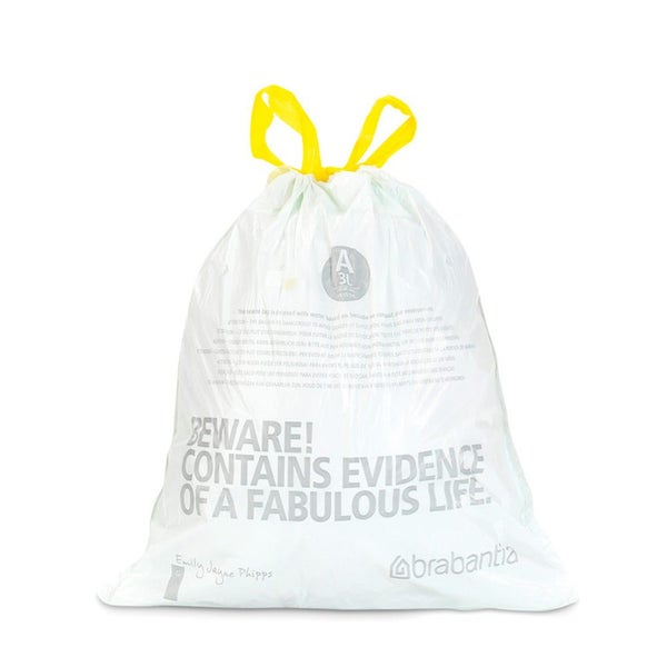 Brabantia PerfectFit Bags Code A (3L) Pack of 20 White Carousel 2