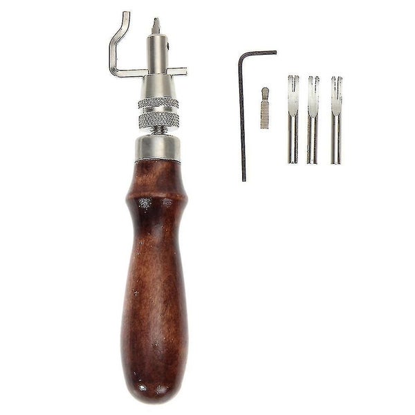 5 In 1 Professional Leather Craft Edge Press Kit Adjustable Leather Goods Profes Carousel 1
