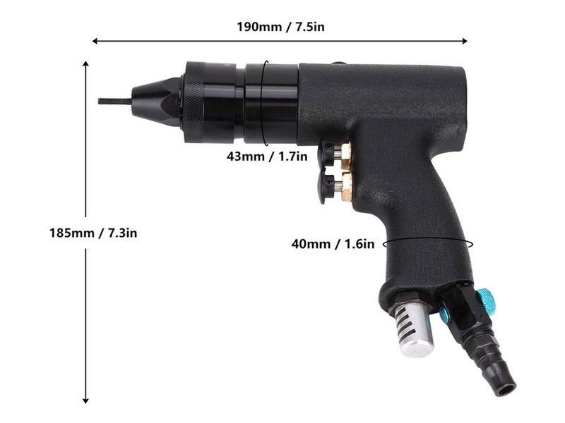 Pneumatic Rivet Gun Rivnut Tool (Over Stocked) Carousel 9