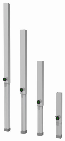 Stage Telescopic Leg 60 - 100cm (set of 4) Carousel 2