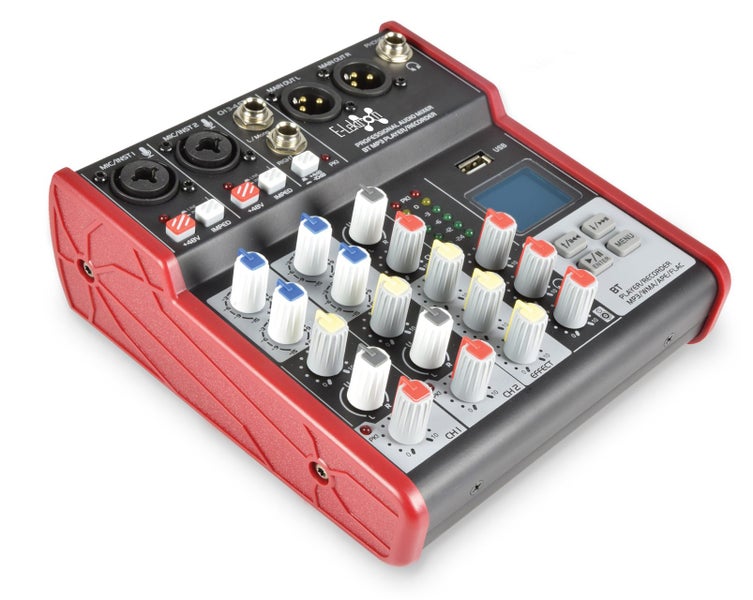 4 Channel Audio Mixer - Bluetooth MP3 Carousel 1