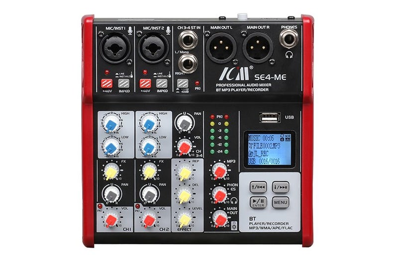 4 Channel Audio Mixer - Bluetooth MP3 Carousel 3
