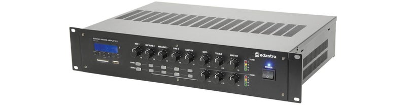 2-zone Mixer-amplifier + USB/SD/FM/Bluetooth Carousel 1