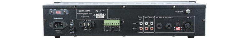 2-zone Mixer-amplifier + USB/SD/FM/Bluetooth Carousel 2