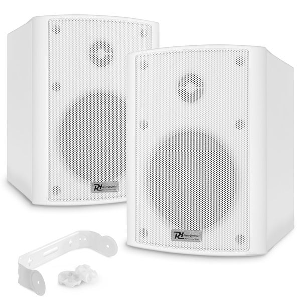 White Speaker Pair - 100V 8 Ohm 4" 100W Carousel 2
