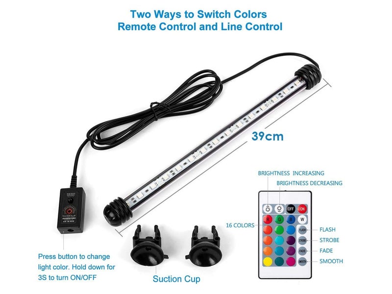 PTN New LED Aquarium Light RGB Sale Sale Carousel 2