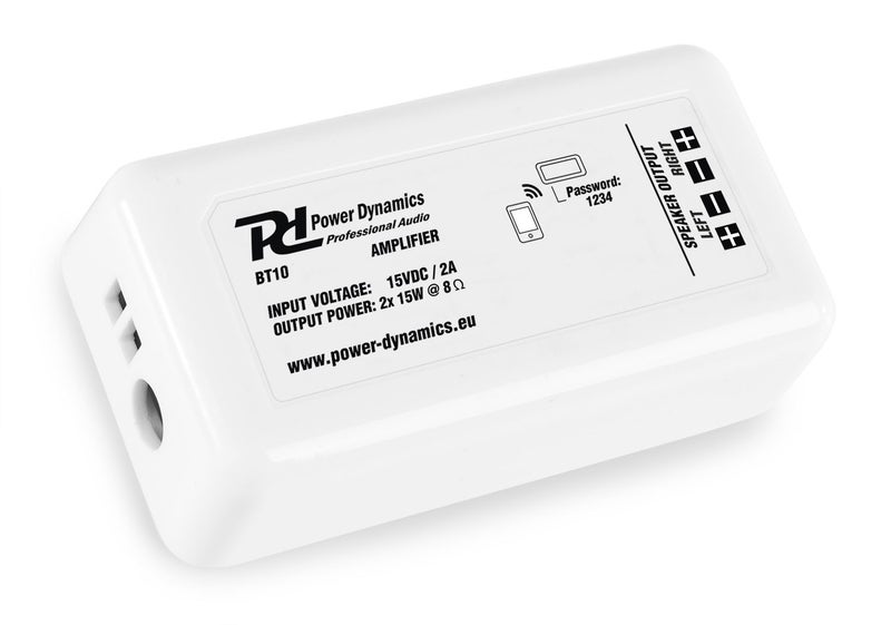 Compact Bluetooth Amplifier - 2x 15W RMS Carousel 2