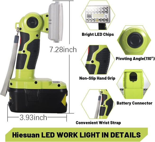 NEW LED Work Light fits Ryobi Battery Sale Sale Carousel 8