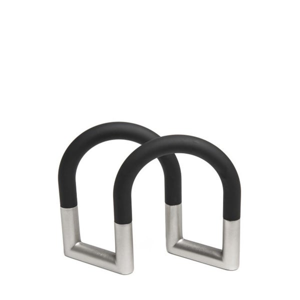 Umbra Swivel Napkin Holder Black/Nickel Carousel 2