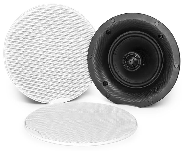 2-Way Ceiling Speaker Set with Amp and BT 140W 8" Carousel 1