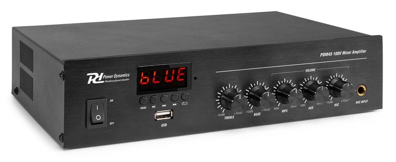 100V Mixer Amplifier with BT and media player 45W Carousel 1