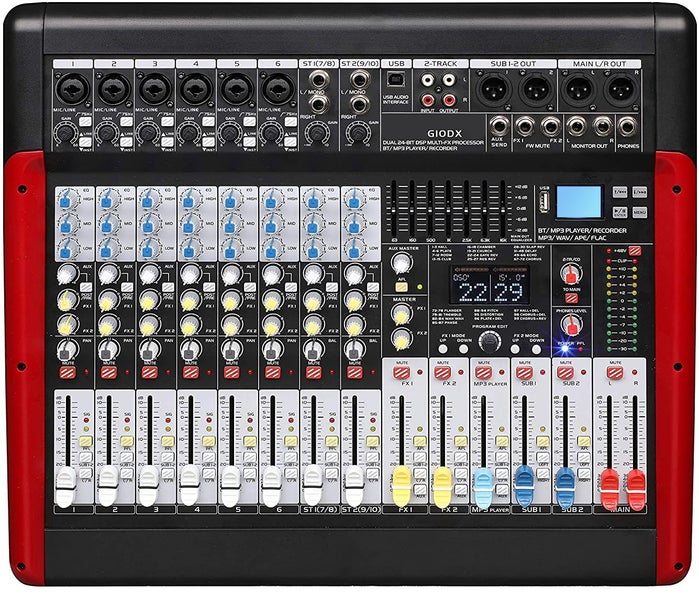 10 Input Mixer - 6 Mono 2 Stereo Carousel 2